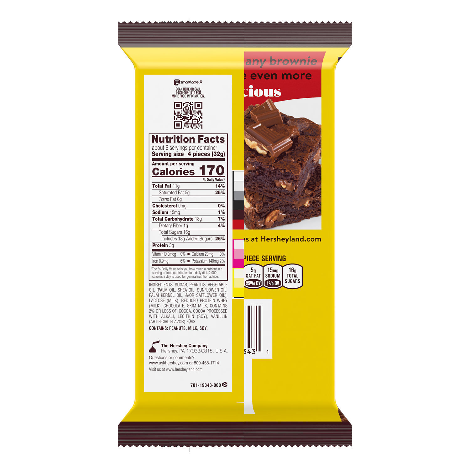 MR. GOODBAR Milk Chocolate with Peanuts Giant 7.13oz Candy Bar - THE HERSHEY COMPANY